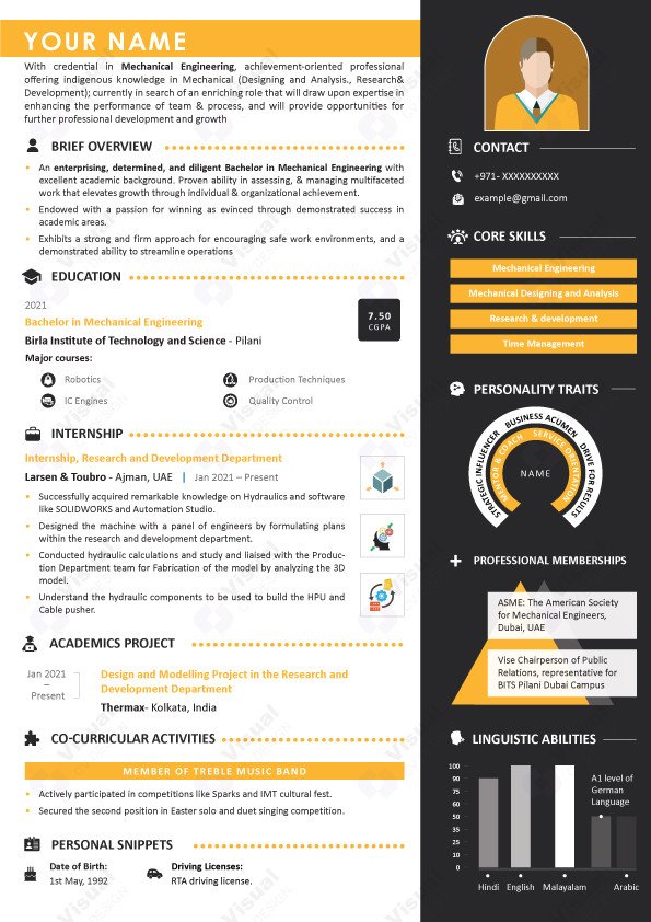 Mechanical Engineer Resume