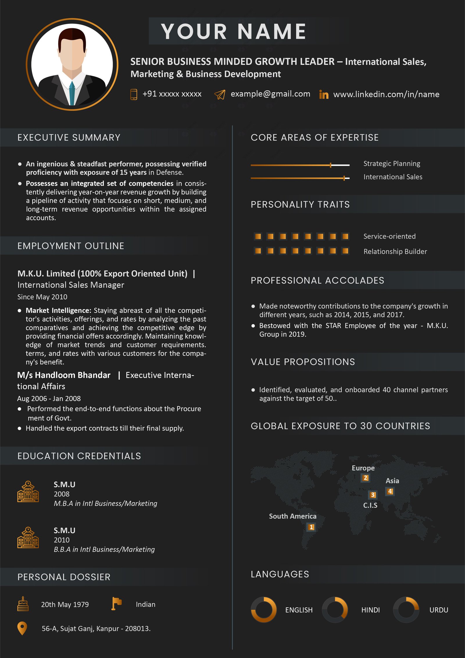International Sales Manager