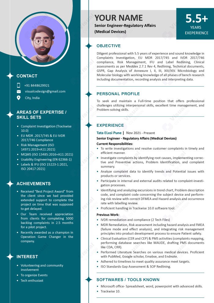 Senior Engineer-Regulatory Affairs